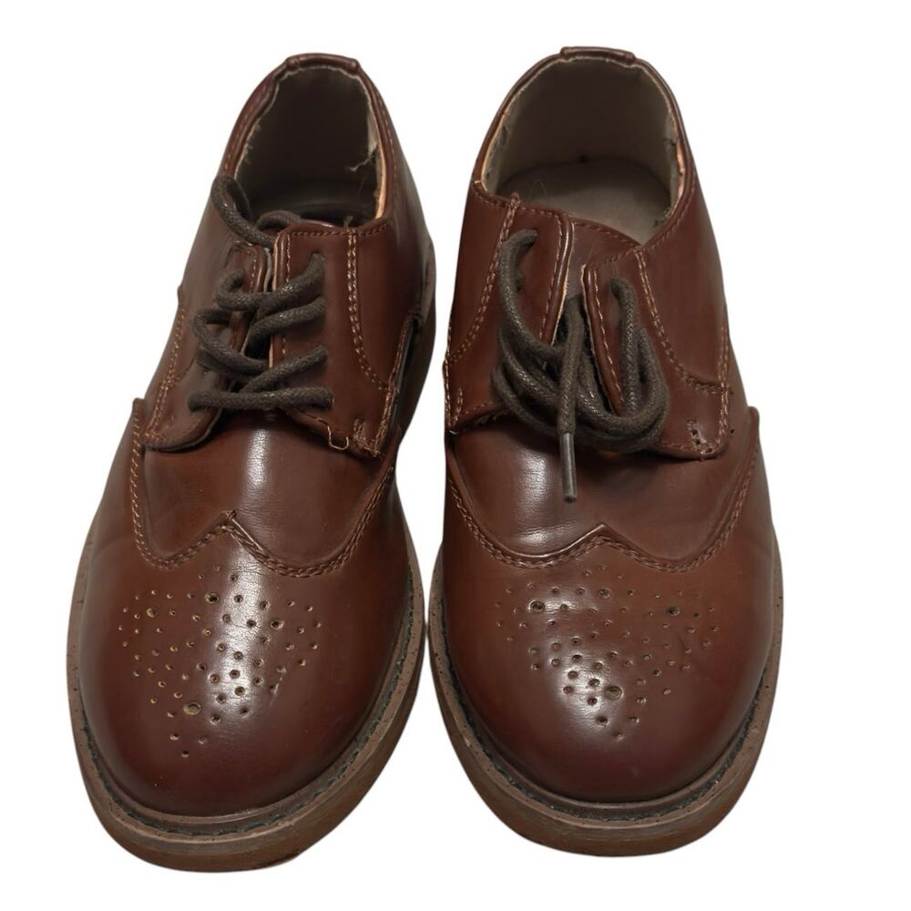 Deer Stags Boys' Brown Oxford Shoes – Size 11